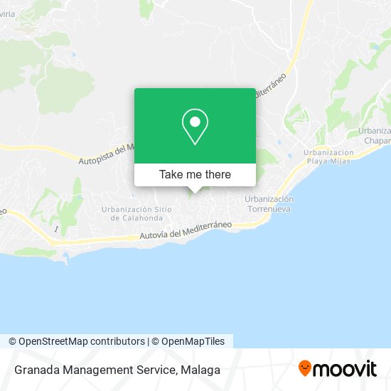 Granada Management Service map