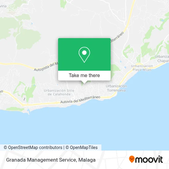 Granada Management Service map