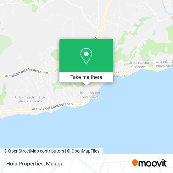 Hola Properties map