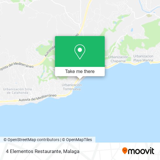 4 Elementos Restaurante map
