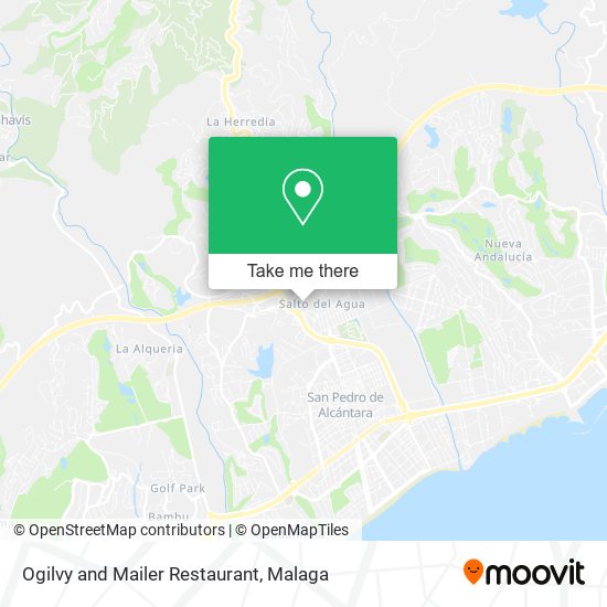 mapa Ogilvy and Mailer Restaurant