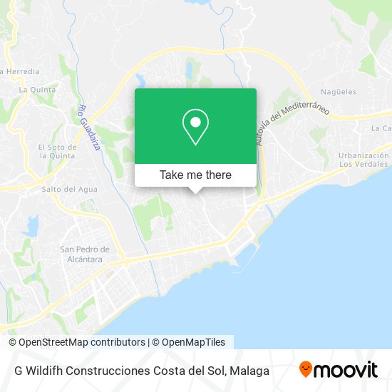 G Wildifh Construcciones Costa del Sol map