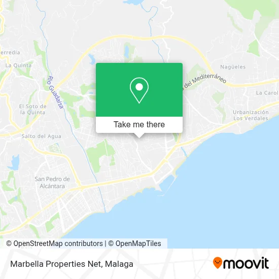 Marbella Properties Net map