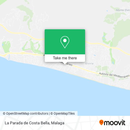 La Parada de Costa Bella map