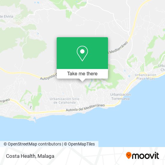 Costa Health map