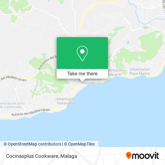 Cocinasplus Cookware map