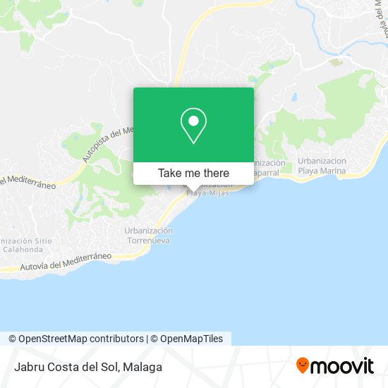 mapa Jabru Costa del Sol