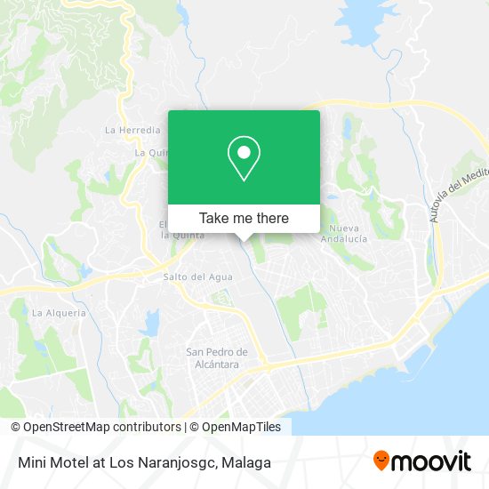 Mini Motel at Los Naranjosgc map