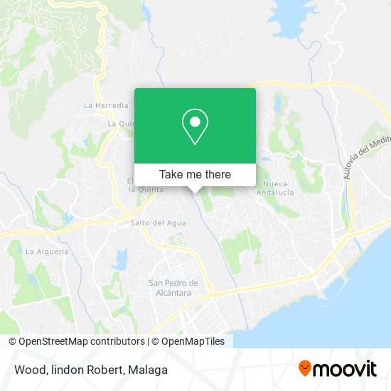 mapa Wood, lindon Robert