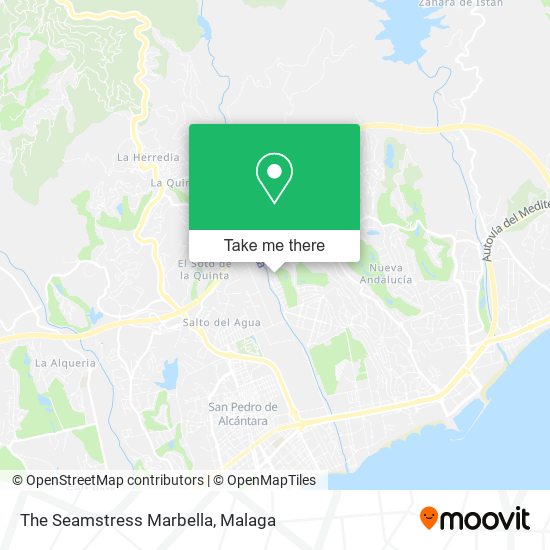 The Seamstress Marbella map