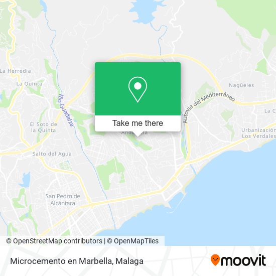 mapa Microcemento en Marbella