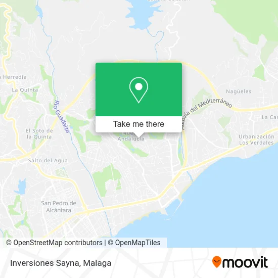 Inversiones Sayna map