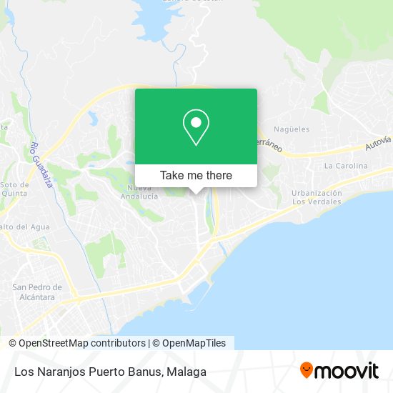 Los Naranjos Puerto Banus map