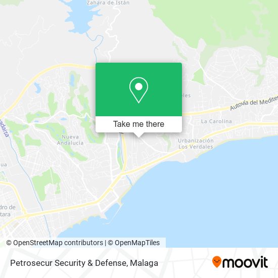 Petrosecur Security & Defense map