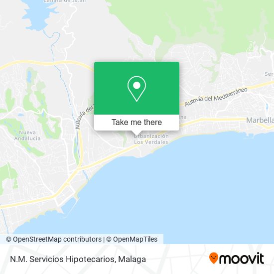 N.M. Servicios Hipotecarios map