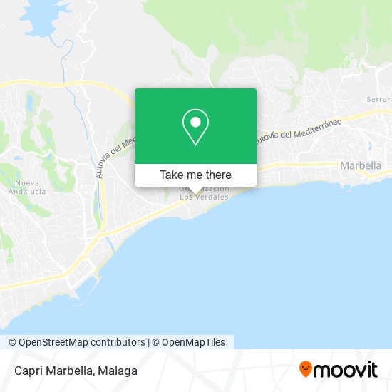 Capri Marbella map