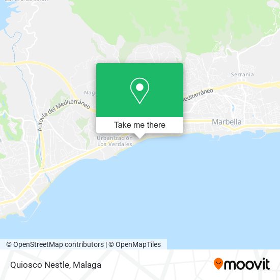 Quiosco Nestle map