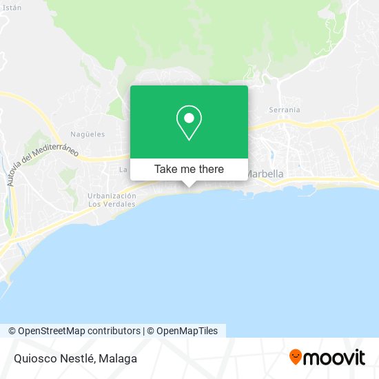 Quiosco Nestlé map