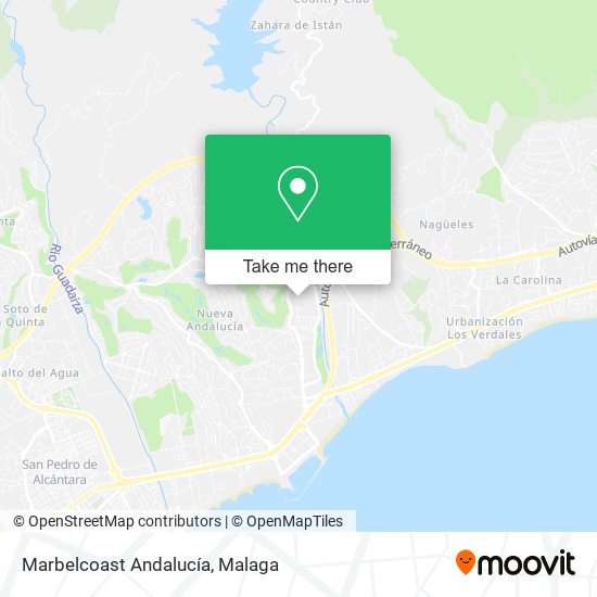 Marbelcoast Andalucía map