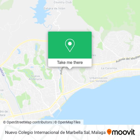 Nuevo Colegio Internacional de Marbella Sal map