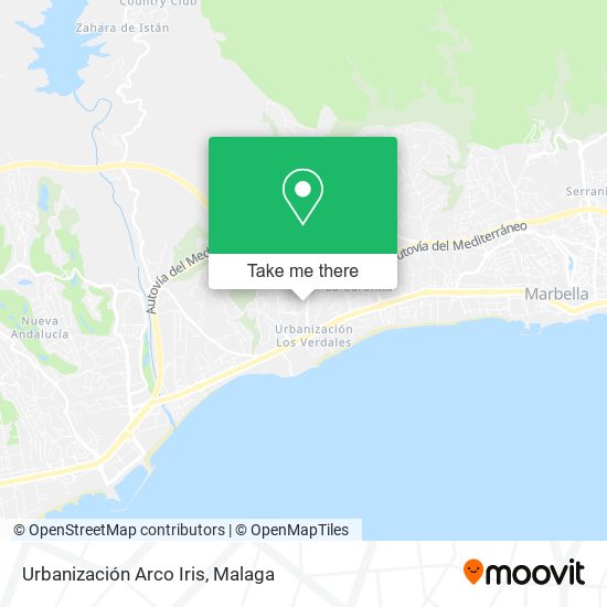 Urbanización Arco Iris map