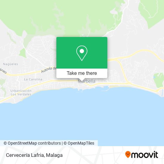 Cervecería Lafria map