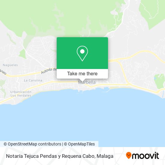 Notaría Tejuca Pendas y Requena Cabo map