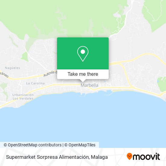 Supermarket Sorpresa Alimentación map