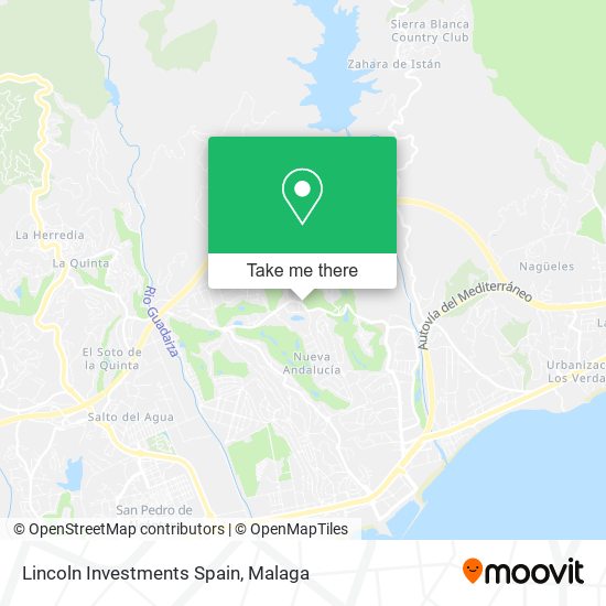 mapa Lincoln Investments Spain