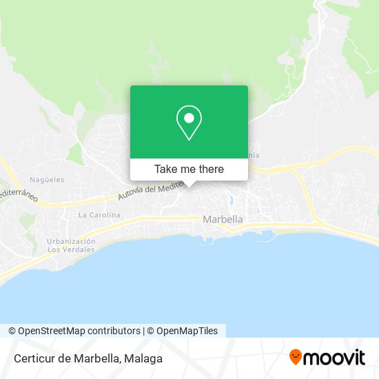 Certicur de Marbella map