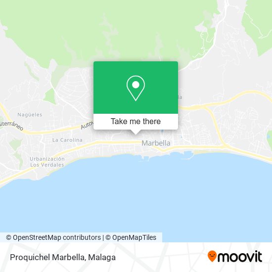 Proquichel Marbella map