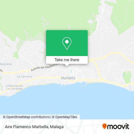 Aire Flamenco Marbella map