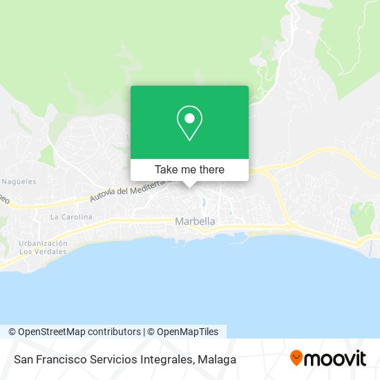 San Francisco Servicios Integrales map