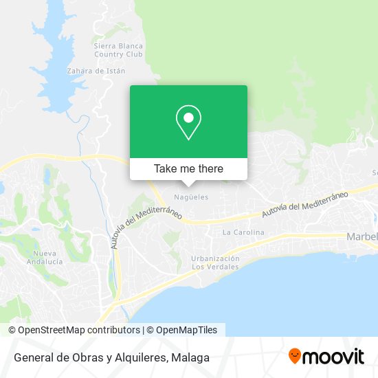 General de Obras y Alquileres map