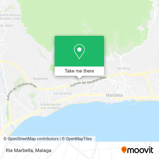 Ria Marbella map