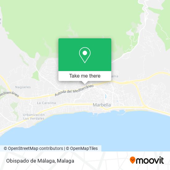 Obispado de Málaga map