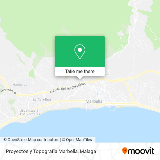 Proyectos y Topografía Marbella map