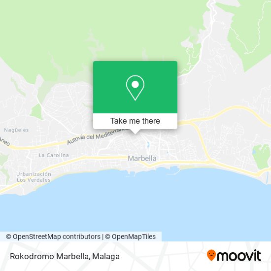 Rokodromo Marbella map