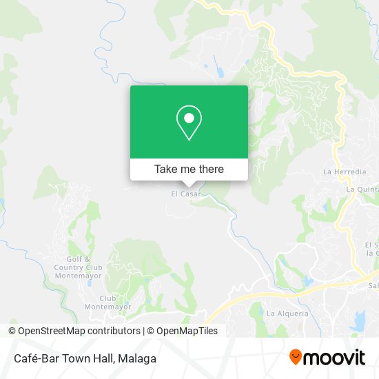 Café-Bar Town Hall map