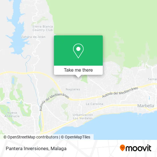 Pantera Inversiones map