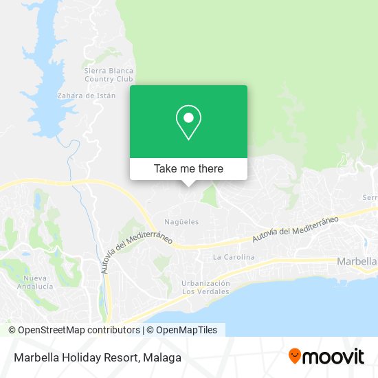 Marbella Holiday Resort map