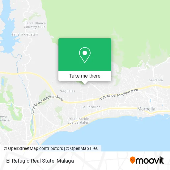 El Refugio Real State map