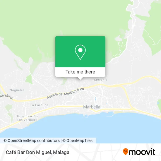 Café Bar Don Miguel map