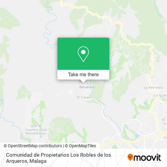 Comunidad de Propietarios Los Robles de los Arqueros map