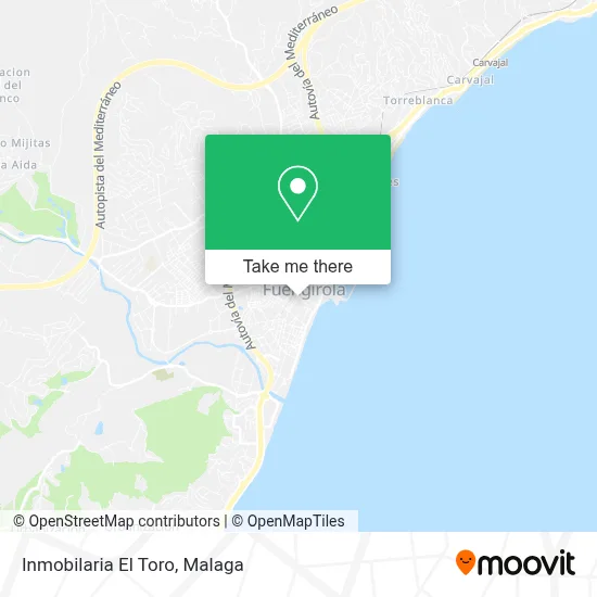 Inmobilaria El Toro map