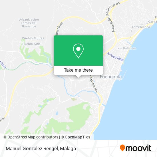 Manuel González Rengel map