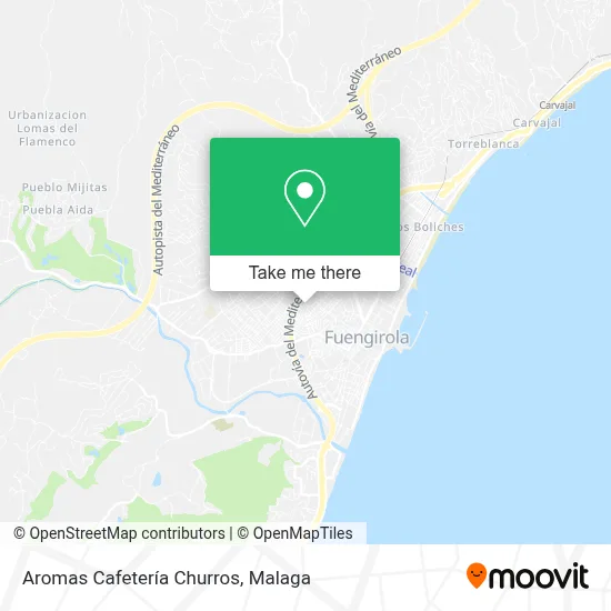 Aromas Cafetería Churros map