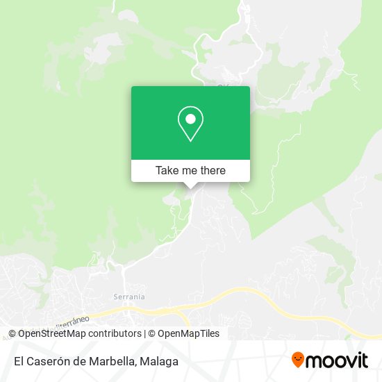 El Caserón de Marbella map