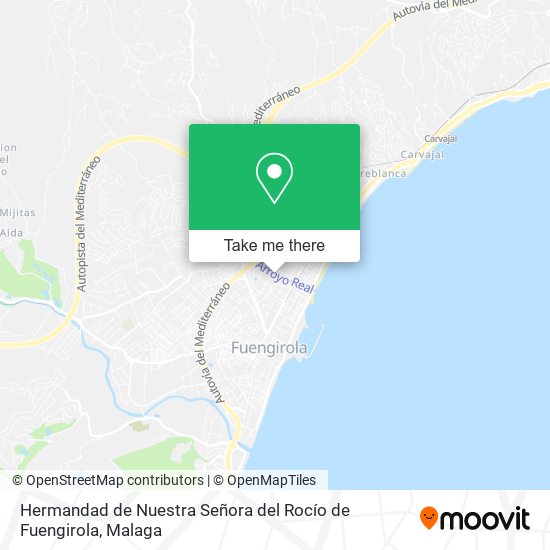 Hermandad de Nuestra Señora del Rocío de Fuengirola map