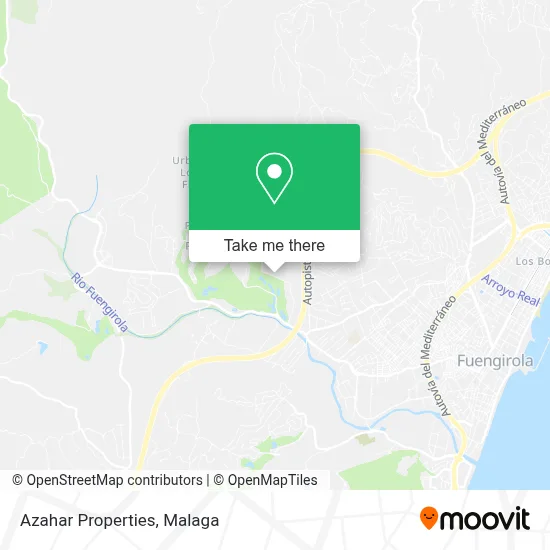 Azahar Properties map